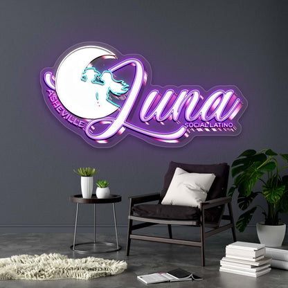 Luna - Premium Neon Artwork