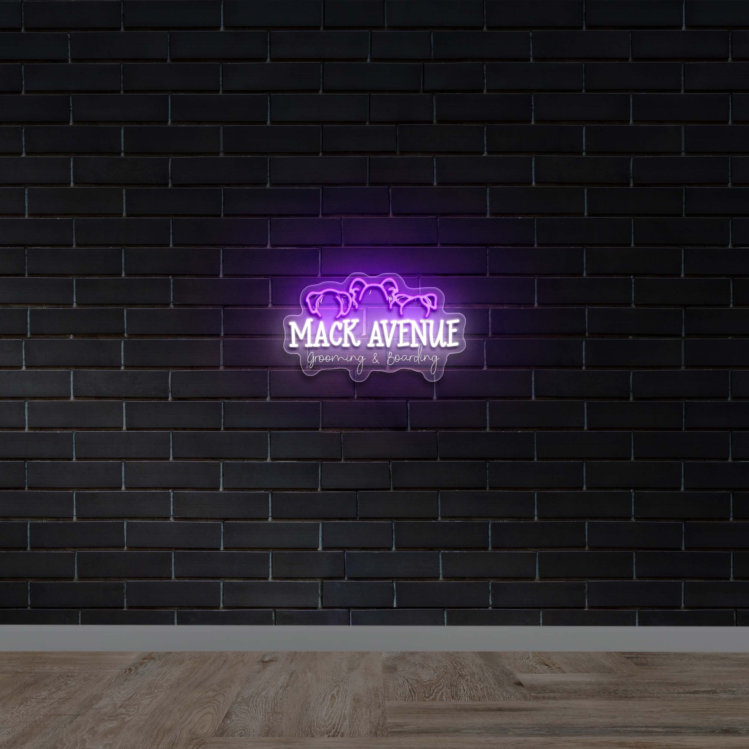 MACK AVENUE - Premium Neon Artwork