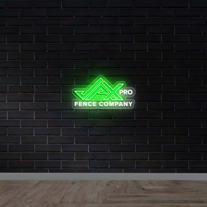 Pro Fence Company - Premium Neon Artwork