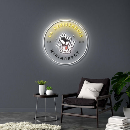 LA RESISTENCIA - Premium Neon Artwork