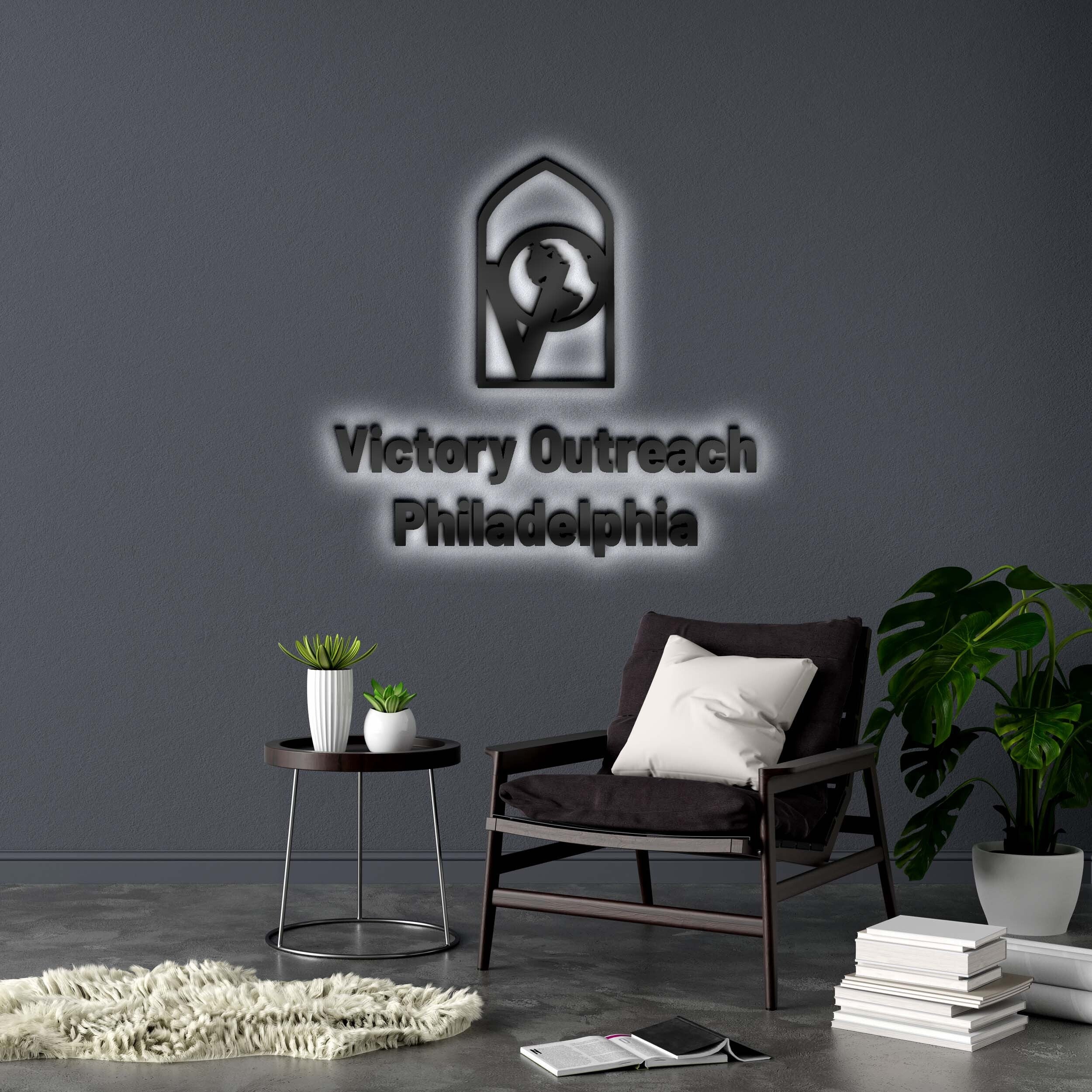 Victory Outreach Philadelphia - Premium Neon Artwork