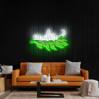 Gingher - Premium Neon Artwork
