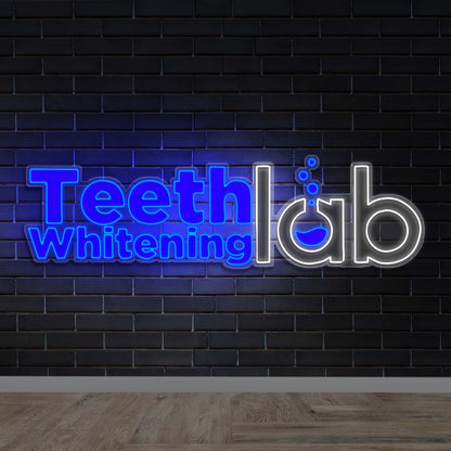 Teeth Whitening Lab - Premium Neon Artwork