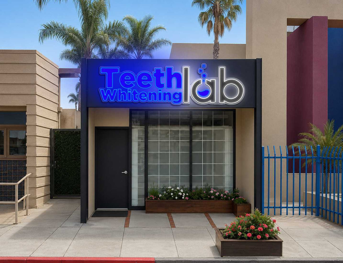 Teeth Whitening Lab - Premium Neon Artwork