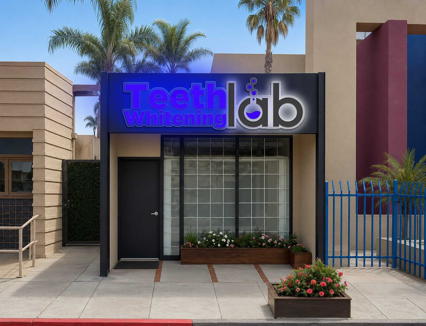 Teeth Whitening Lab | Backlit Version - Premium Neon Artwork