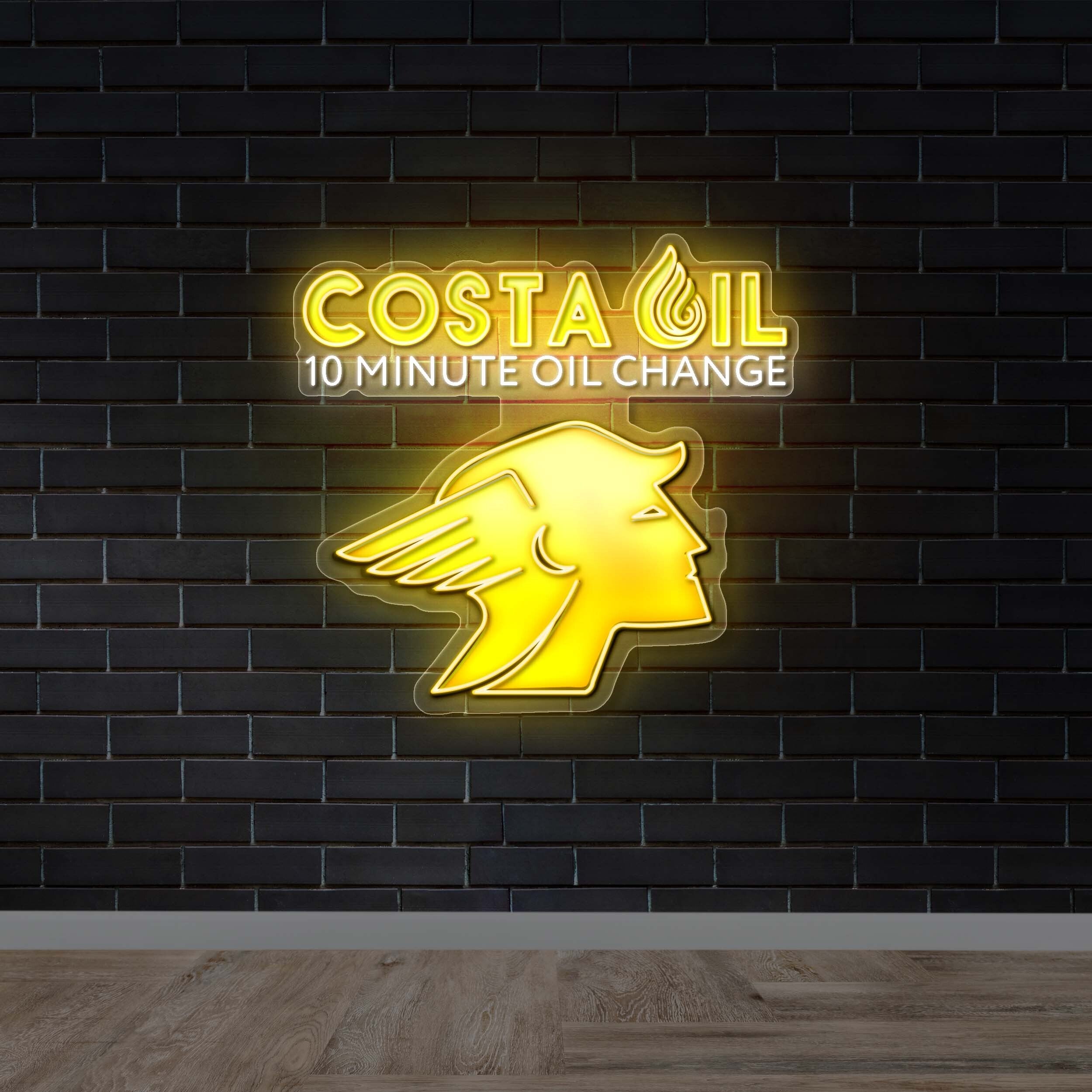 COSTA OIL - Premium Neon Artwork