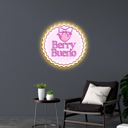 Berry Bueno - Premium Neon Artwork