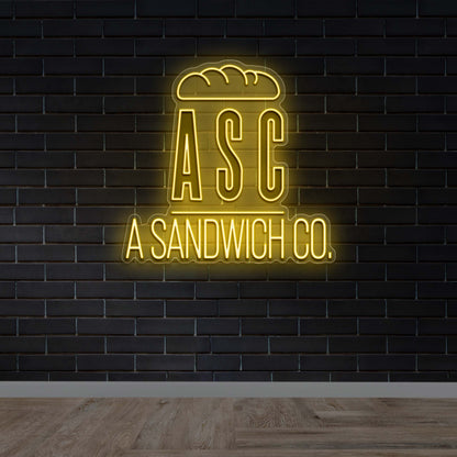 ASC A Sandwich Co. - Premium Neon Artwork