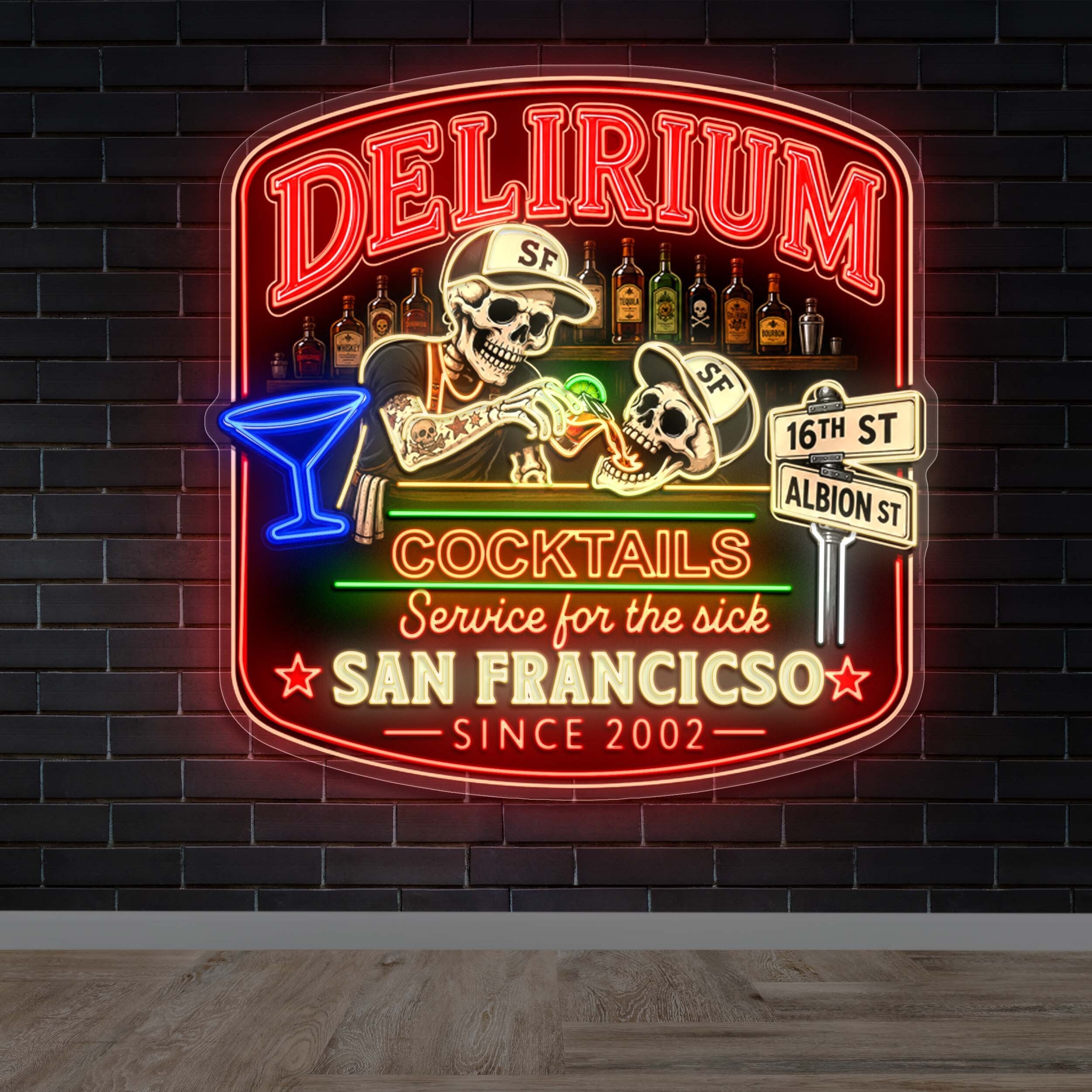 Delirium Cocktails | 2nd design - Premium Neon Artwork