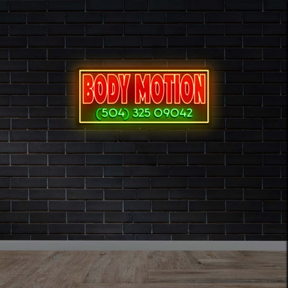 Body Motion - Premium Neon Artwork