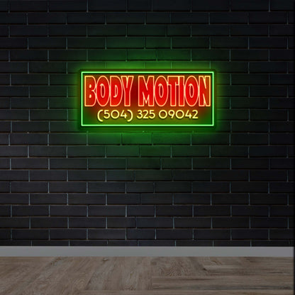 Body Motion - Premium Neon Artwork