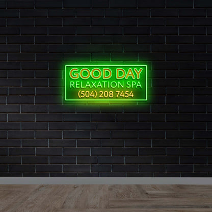 Good Day Relaxation Spa | 2nd Version - Premium Neon Artwork