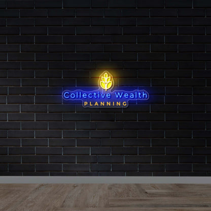 Collective Wealth Planning - Premium Neon Artwork