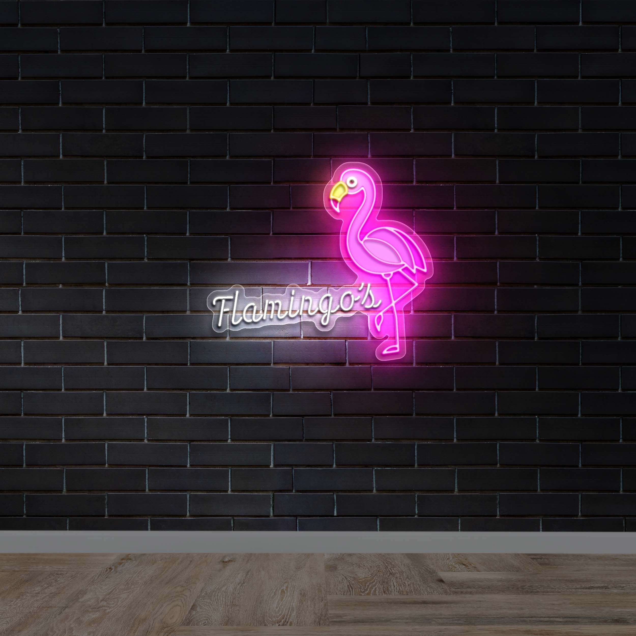 Flamingo's - Premium Neon Artwork