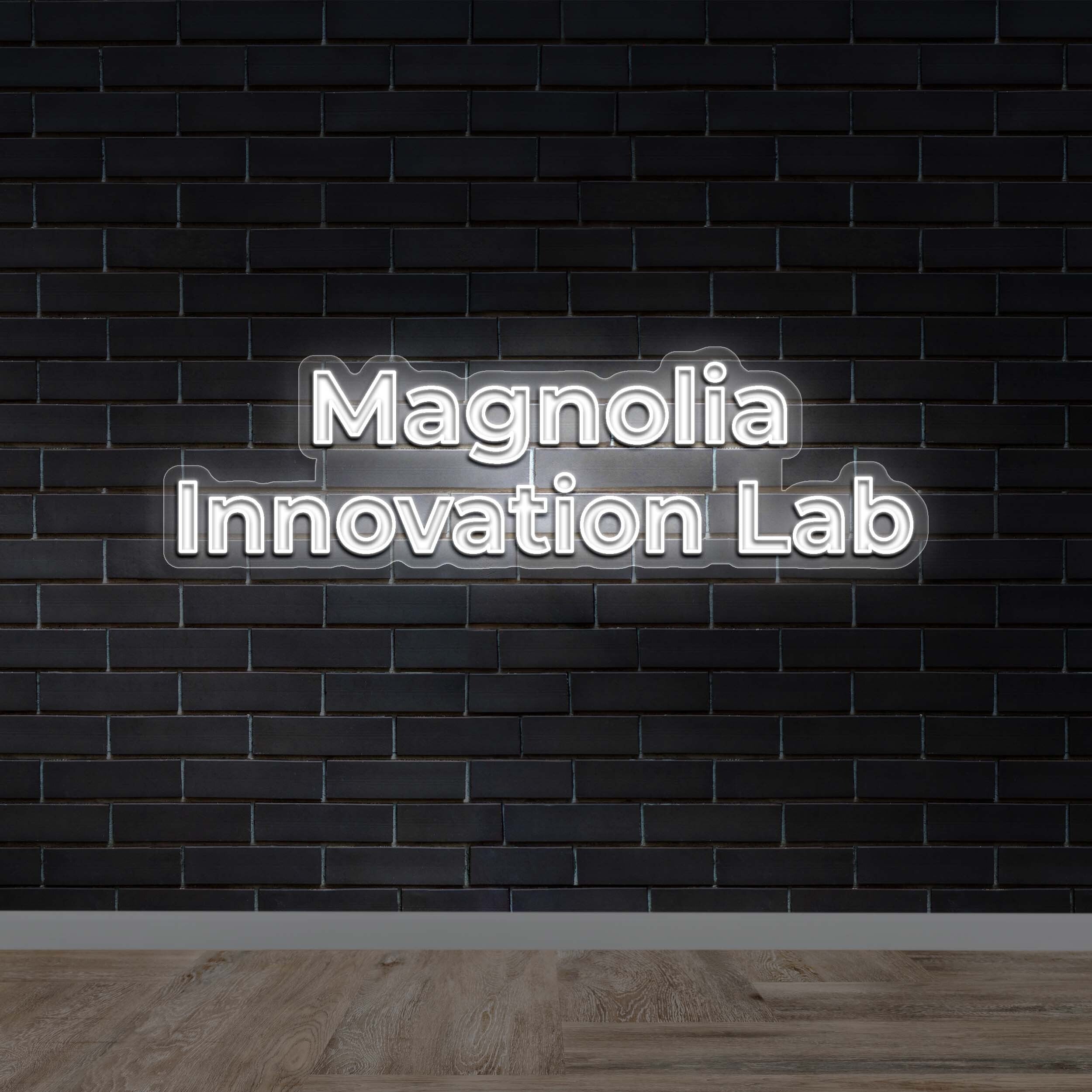 Magnolia Innovation Lab text only - Premium Neon Artwork