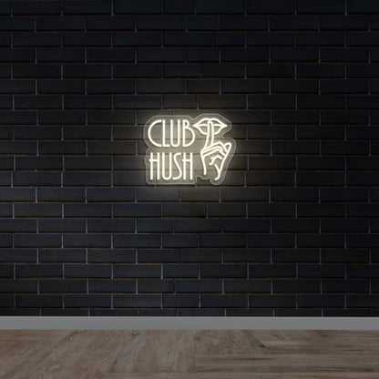Club Hush - Premium Neon Artwork