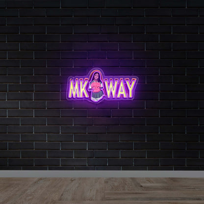 MK WAY - Premium Neon Artwork