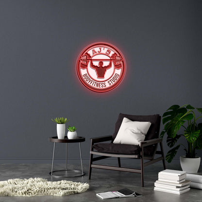 AJ'S BODYFITNESS STUDIO - Premium Neon Artwork