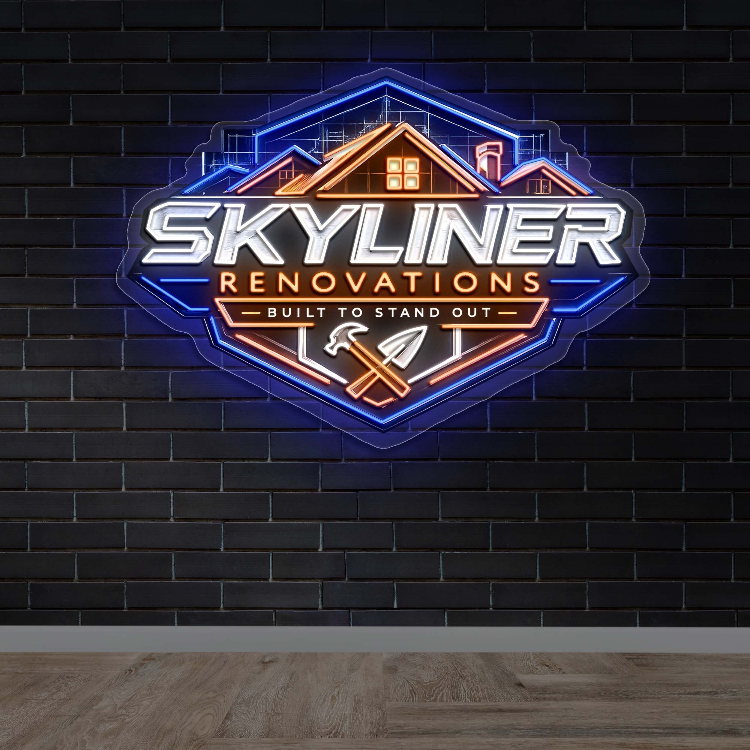 SKYLINER RENOVATIONS - Premium Neon Artwork