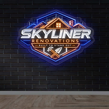 SKYLINER RENOVATIONS - Premium Neon Artwork