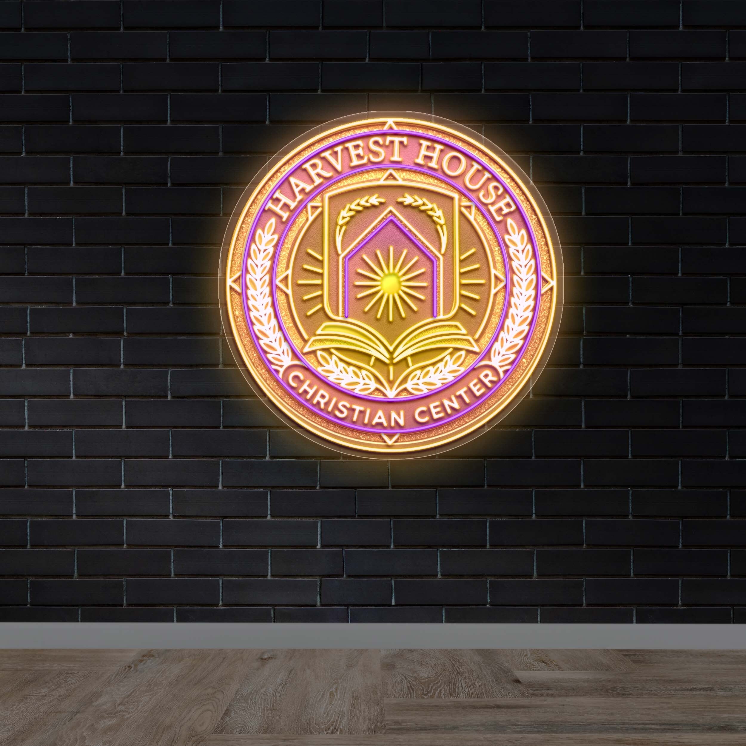 HARVEST HOUSE CHRISTIAN CENTER -  Premium Neon Artwork