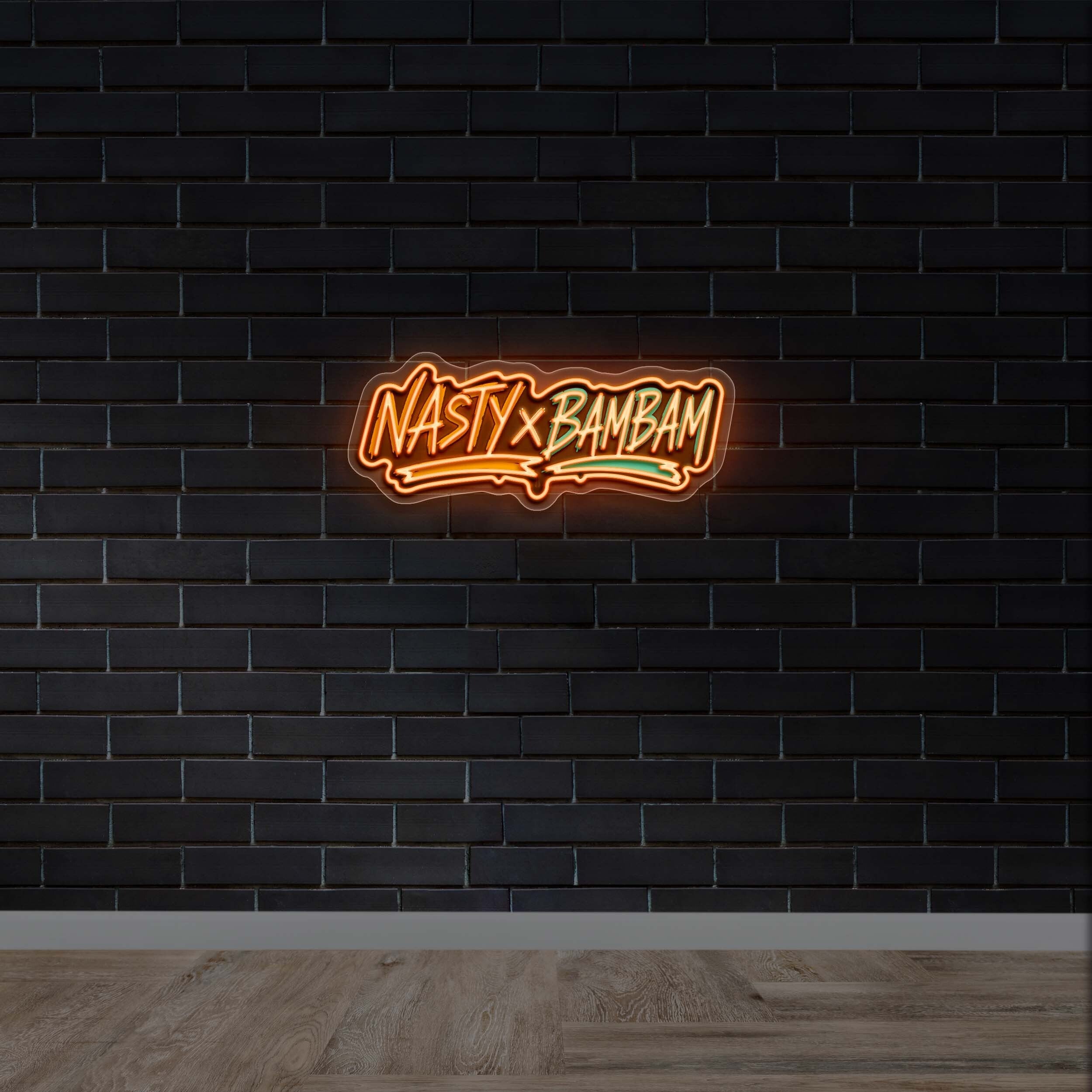 NASTY x BAMBAM - Premium Neon Artwork