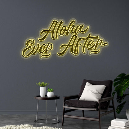 Aloha Ever After - Premium Neon Artwork