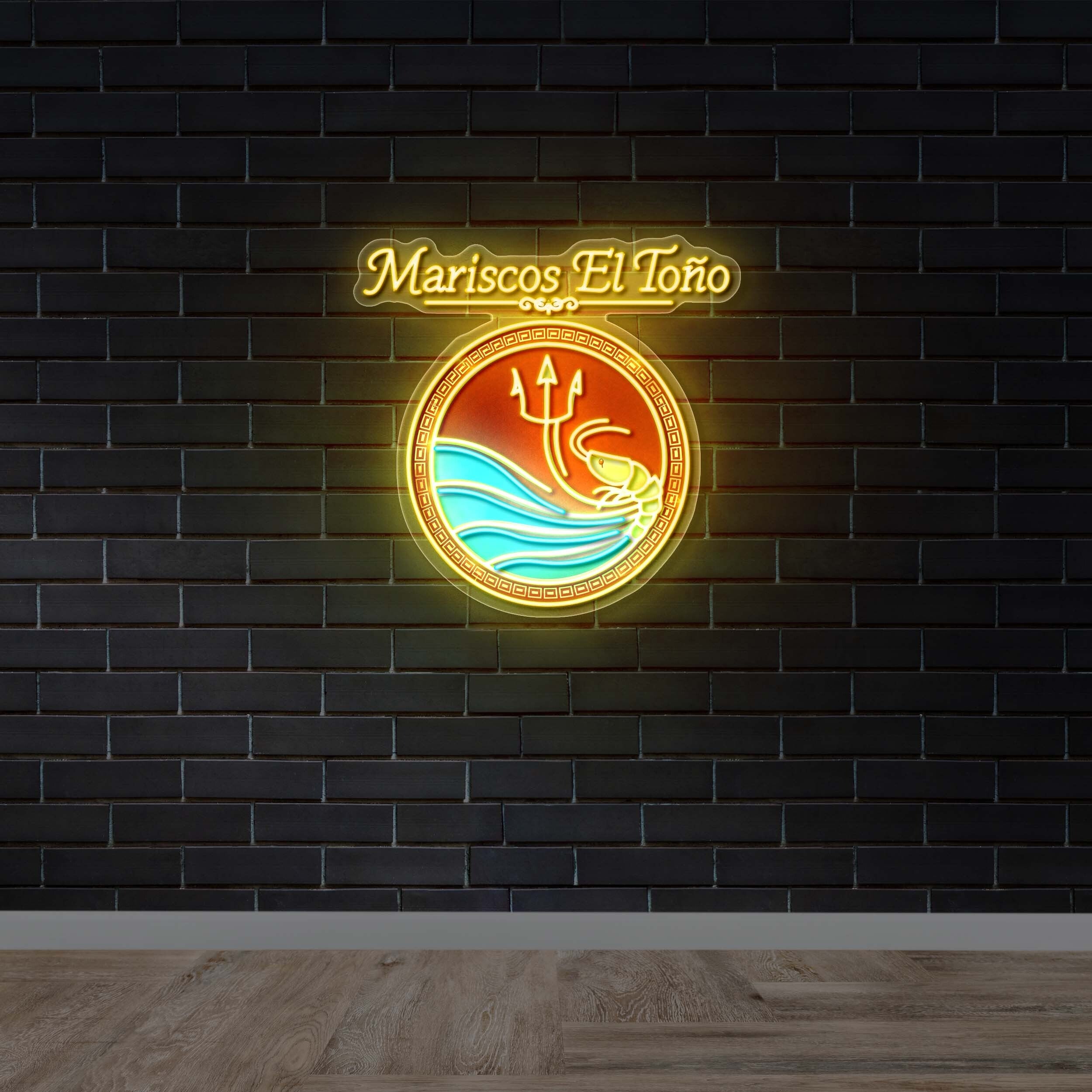 Mariscos El Tono - Premium Neon Artwork