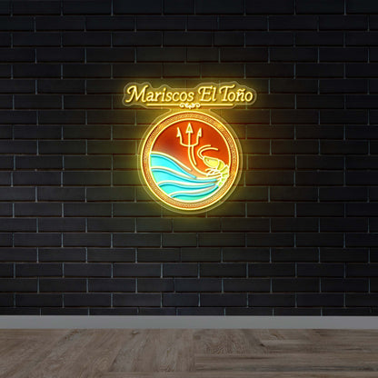 Mariscos El Tono - Premium Neon Artwork