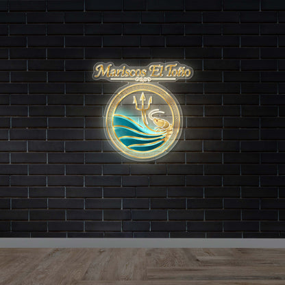 Mariscos El Tono | Backlit - Premium Neon Artwork