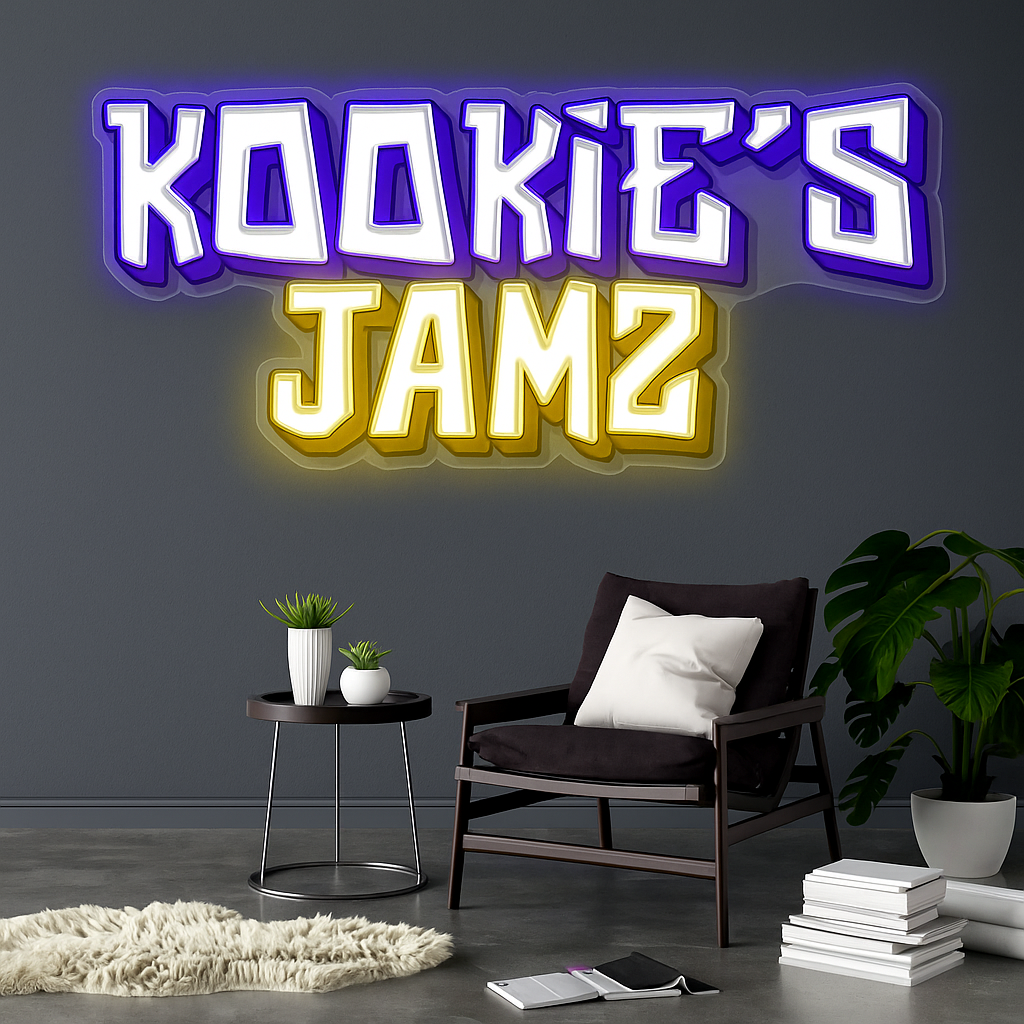 KOOKIES JAMZ  - Premium Neon Artwork