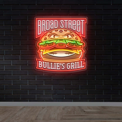 BROAD STREET BULLIES GRILL - Premium Neon Artwork