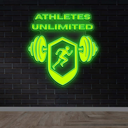ATHLETES UNLIMITED - Premium Neon Artwork