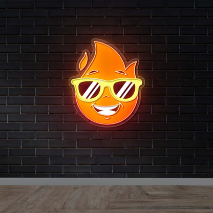 Flame - Premium Neon Artwork