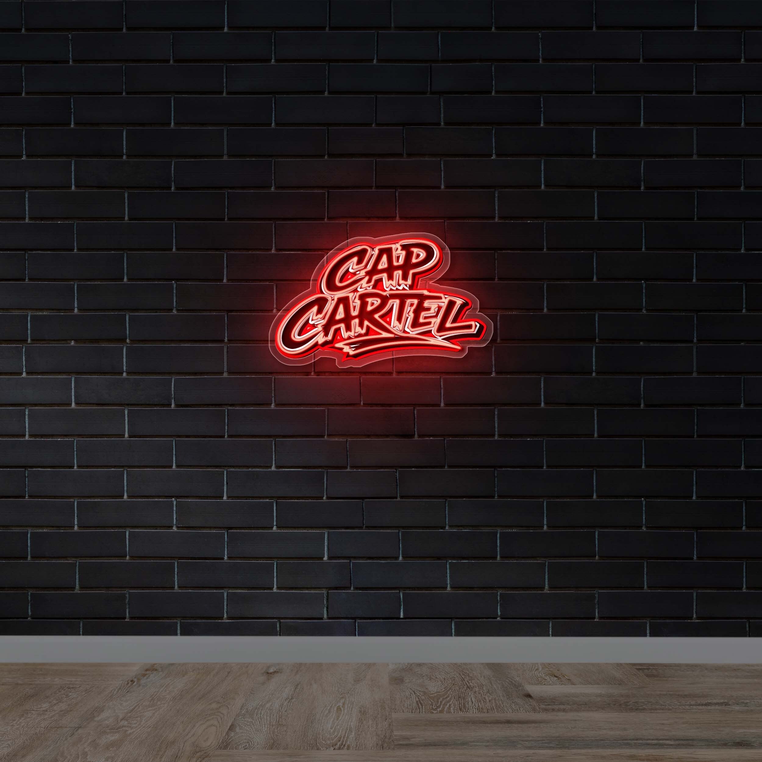 Cap Cartel Alternate - Premium Neon Artwork