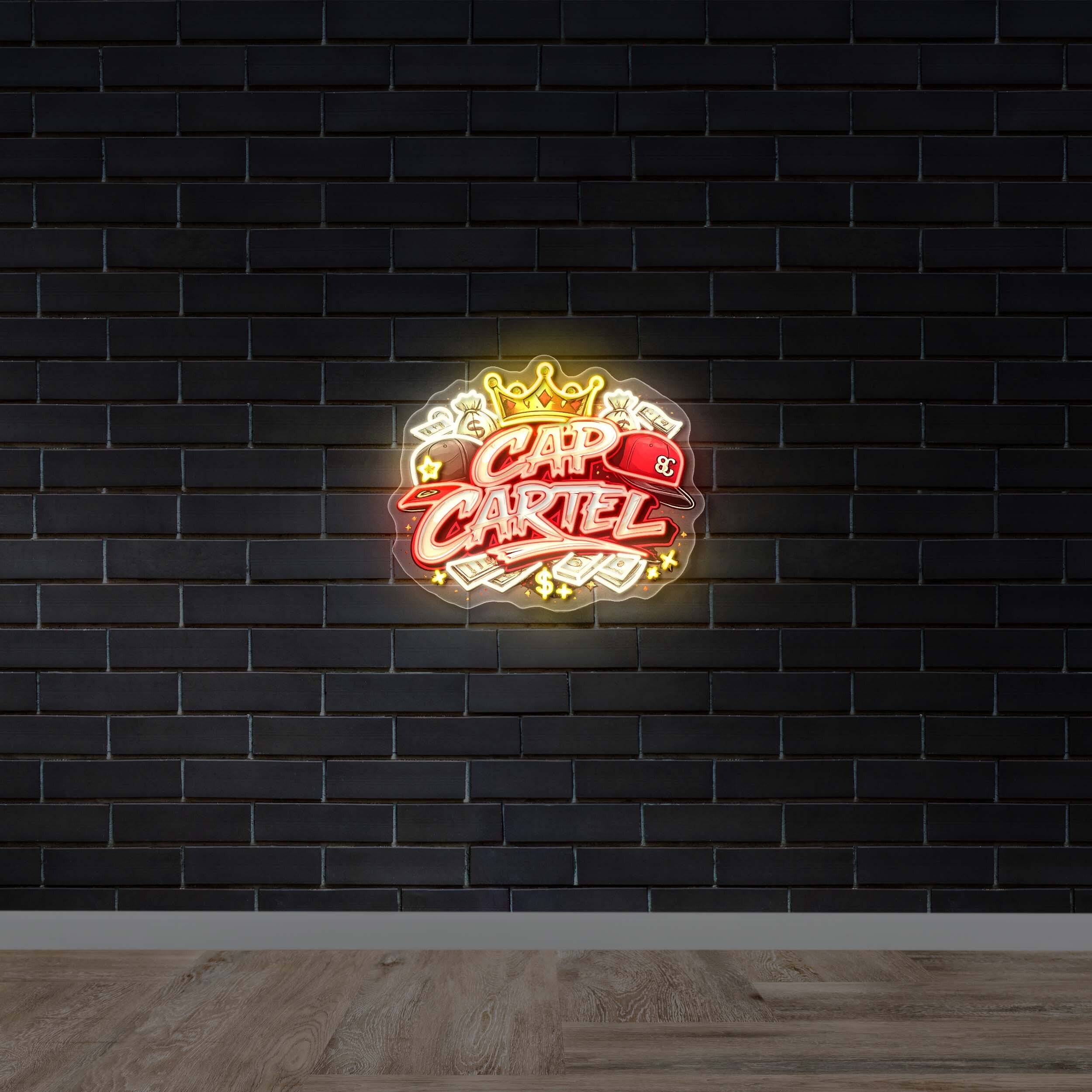 Cap Cartel - Premium Neon Artwork