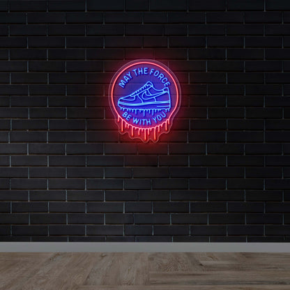 May The Force Be With You - Premium Neon Artwork