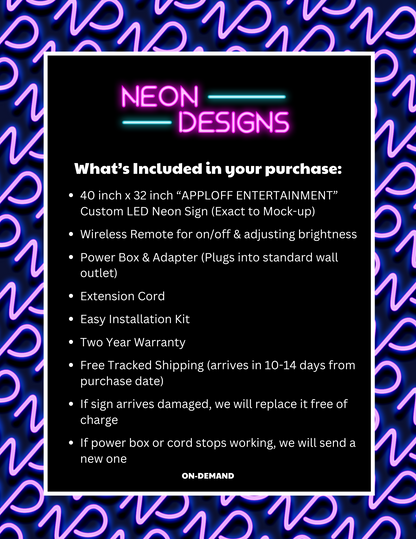 APPLOFF ENTERTAINMENT - Premium Neon Artwork