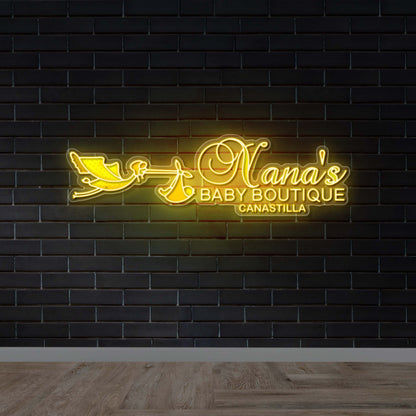 Nana's Baby Boutique - Premium Neon Artwork