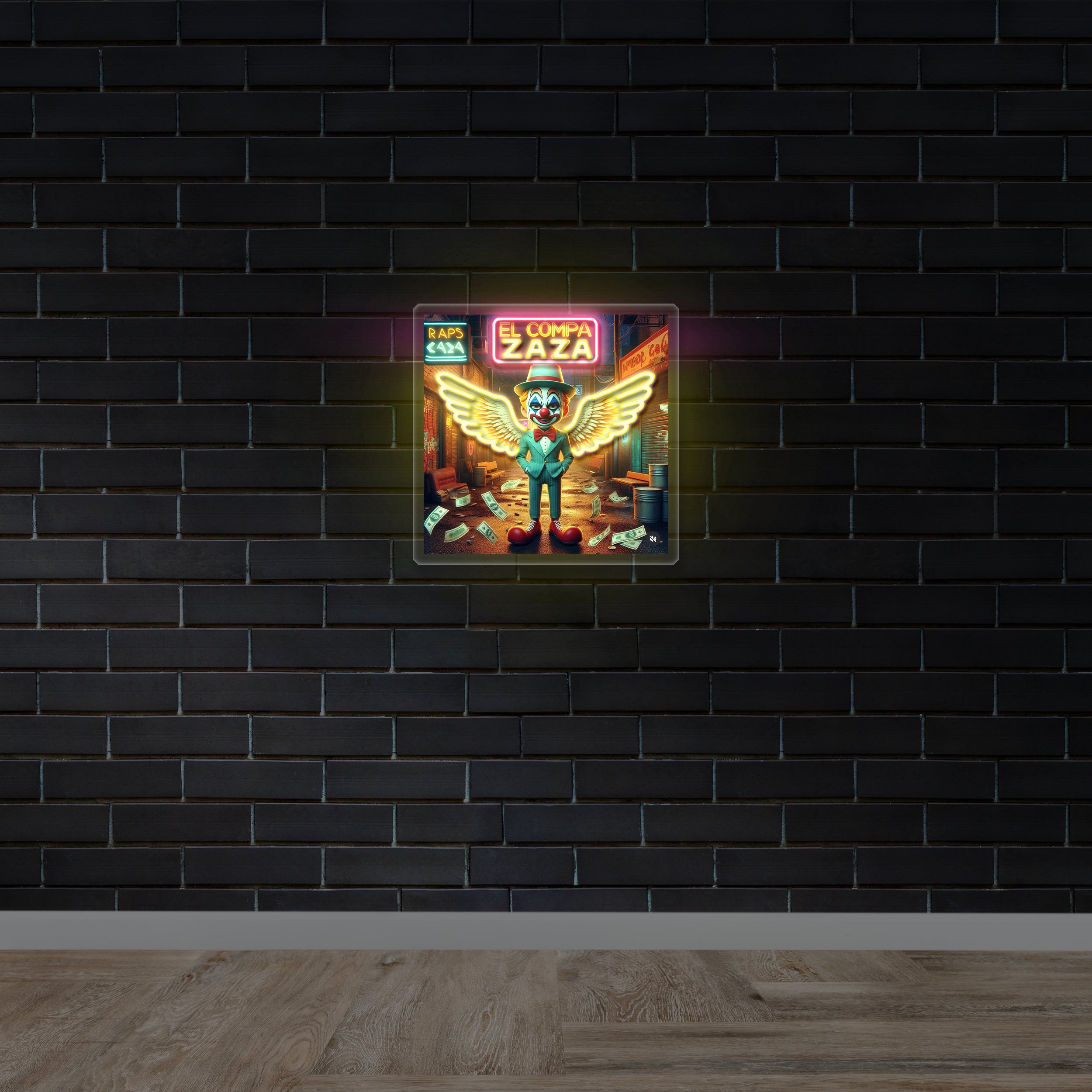 EL COMPA ZAZA - Premium Neon Artwork