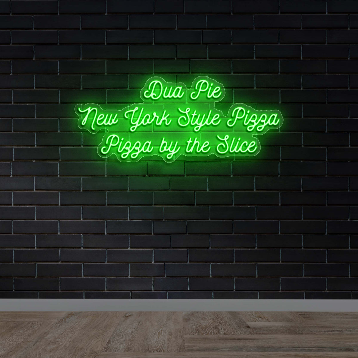 Dua Pie New York Style Pizza Pizza by the Slice - Premium Neon Artwork
