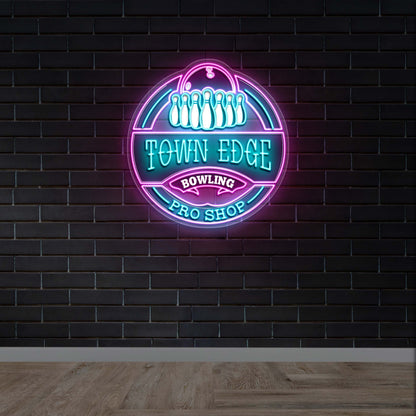 TOWN EDGE PRO SHOP - Premium Neon Artwork