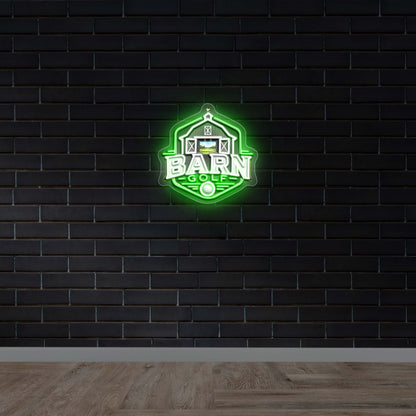 Barn Golf - Premium Neon Artwork