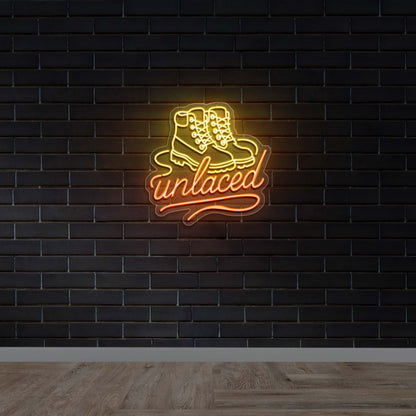 Unlaced - Premium Neon Artwork