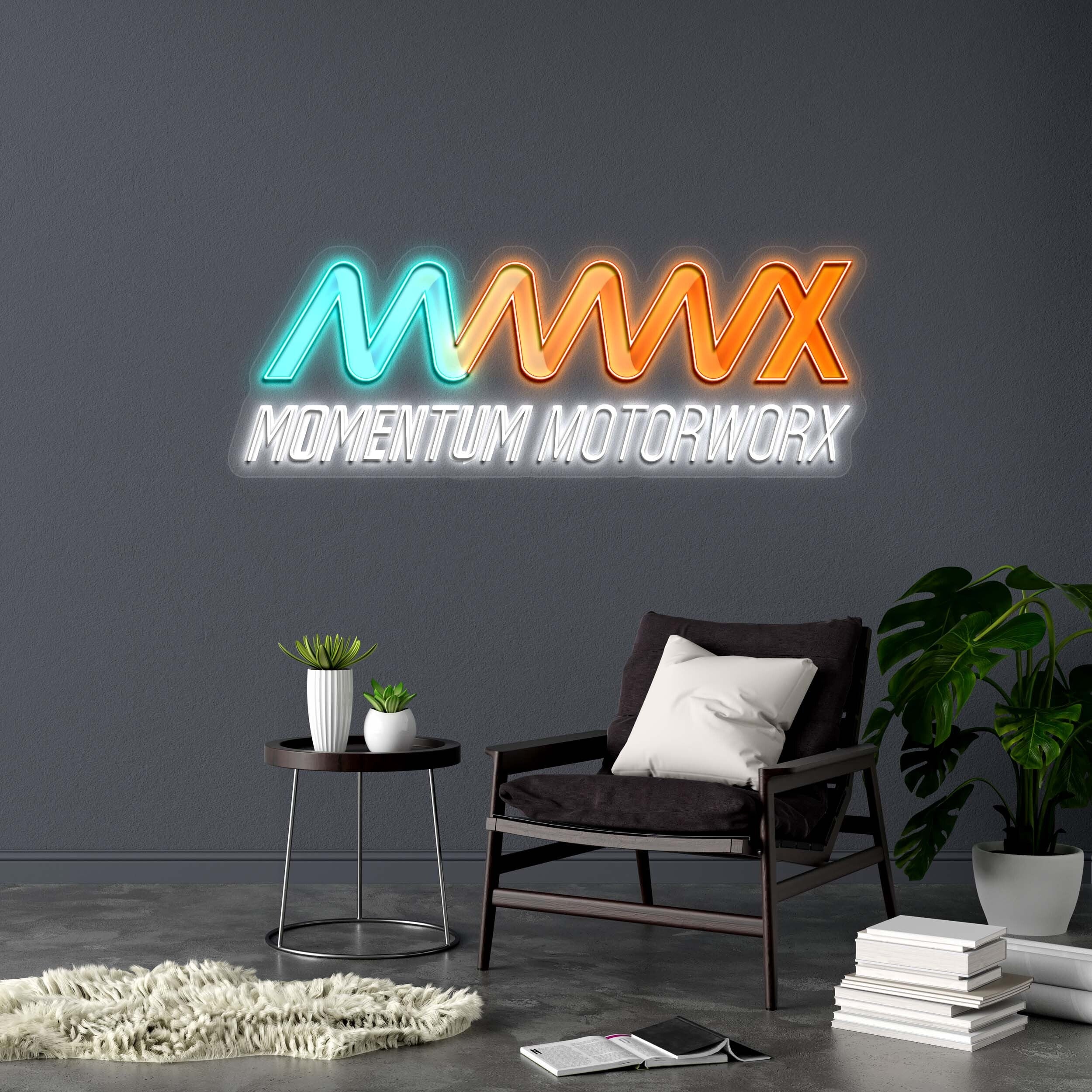 MOMENTUM MOTORWORX - Premium Neon Artwork