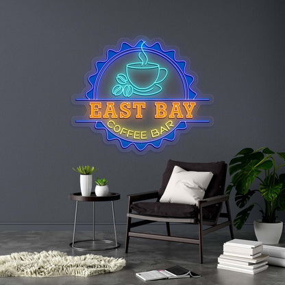 EAST BAY Coffee Bar - Premium Neon Artwork