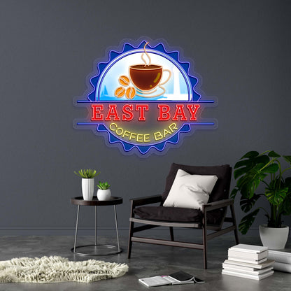 EAST BAY Coffee Bar - Premium Neon Artwork