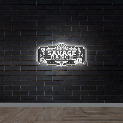 Savage Ranch - Premium Neon Artwork