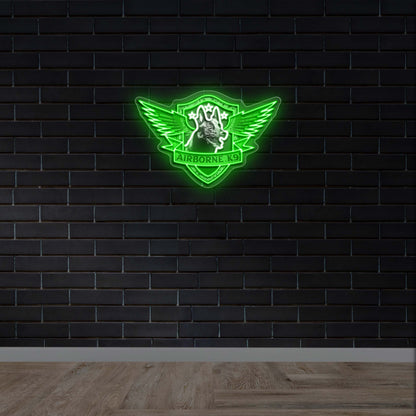 AIRBORNE K9 - Premium Neon Artwork