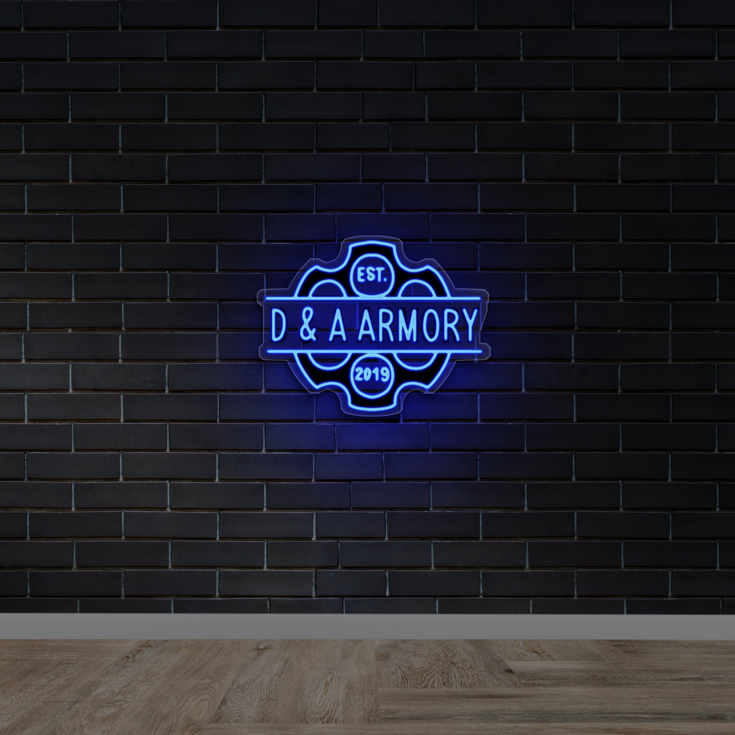 D & A ARMORY - Premium Neon Artwork
